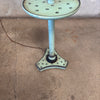 Mid Century Original Painted Toleware Wood & Metal Floor Lamp