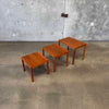 Bent Silberg Danish Modern Teak Nesting Tables
