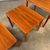 Bent Silberg Danish Modern Teak Nesting Tables