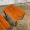 Bent Silberg Danish Modern Teak Nesting Tables