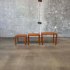Bent Silberg Danish Modern Teak Nesting Tables
