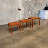 Bent Silberg Danish Modern Teak Nesting Tables