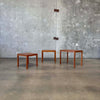 Bent Silberg Danish Modern Teak Nesting Tables