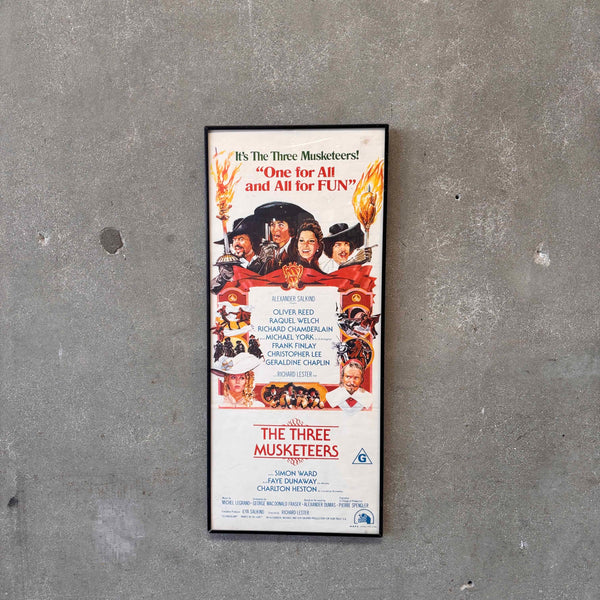 Vintage Framed The Three Musketeers Movie Poster Product Image
