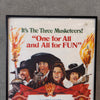 Vintage Framed The Three Musketeers Movie Poster Product Image