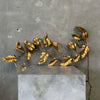 Italian Mid Century Modern Gilt Metal Wall Sconce (Working)