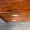 Mid Century Modern Shedua Wood Cabinet by Gerald McCabe 1970s
