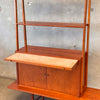 Mid Century Modern Scandinavian Bookcase w/ Table Base