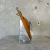 Vintage Seth Thomas Mid Century Modern Wooden Wall Clock (Working)