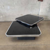 Post Modern Black & Chrome 360 Swivel Coffee Table