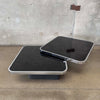 Post Modern Black & Chrome 360 Swivel Coffee Table