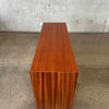 Mid Century Mahogany & Cane Credenza By Brown Saltman
