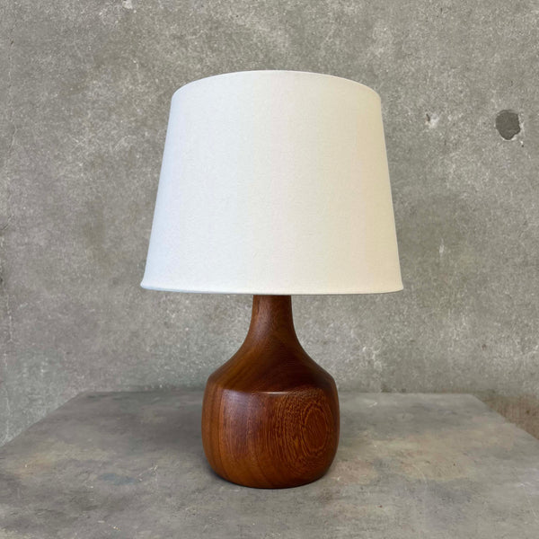 Vintage Mid Century Danish Modern Teak Table Lamp Product Image