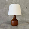 Vintage Mid Century Danish Modern Teak Table Lamp Product Image