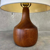 Vintage Mid Century Danish Modern Teak Table Lamp Product Image