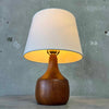 Vintage Mid Century Danish Modern Teak Table Lamp Product Image
