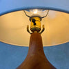 Vintage Mid Century Danish Modern Teak Table Lamp Product Image