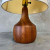 Vintage Mid Century Danish Modern Teak Table Lamp Product Image