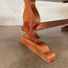 Vintage Walnut Solid Wood Farmhouse Dining Table Product Image