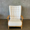 50's "Grand Repos" Light Oak Lounge Chair