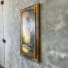 Vintage Signed Oil on Board Framed Greek Scene w/Couple