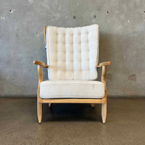 50's "Grand Repos" Light Oak Lounge Chair