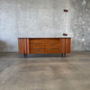 Mid Century Modern 12 Drawer Dresser in Danish Walnut