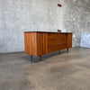 Mid Century Modern 12 Drawer Dresser in Danish Walnut