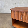 Mid Century Modern Night Stands in Danish Walnut