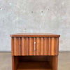 Mid Century Modern Night Stands in Danish Walnut