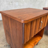 Mid Century Modern Night Stands in Danish Walnut