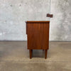 Mid Century Modern Night Stands in Danish Walnut
