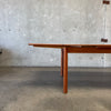 Danish Modern Teak Draw Leaf Dining Table