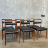 Mid Century Dining Chairs by Kai Kristiansen Model 0069 in Rosewood