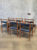 Mid Century Dining Chairs by Kai Kristiansen Model 0069 in Rosewood