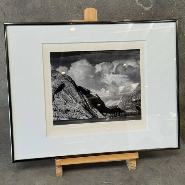 Ansel Adams Lake Tenaya Gelatin Silver Photograph Hand Signed