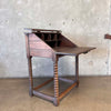 Imperial Monk Desk Circa 1930 Monterey Style - Mahogany