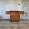 Mid Century Modern Highboy Dresser in Danish Walnut