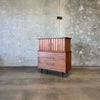 Mid Century Modern Highboy Dresser in Danish Walnut