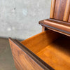 Mid Century Modern Highboy Dresser in Danish Walnut