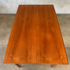 Danish Teak Draw Leaf Dining Table