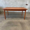Danish Teak Draw Leaf Dining Table