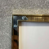 Vintage Post Modern Square Hanging Mirror