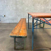 Beer Garden Table w/ Folding Benches