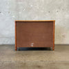 Mid Century Modern Natural Classic Cherry Wood Cabinet
