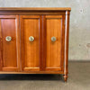 Mid Century Modern Natural Classic Cherry Wood Cabinet