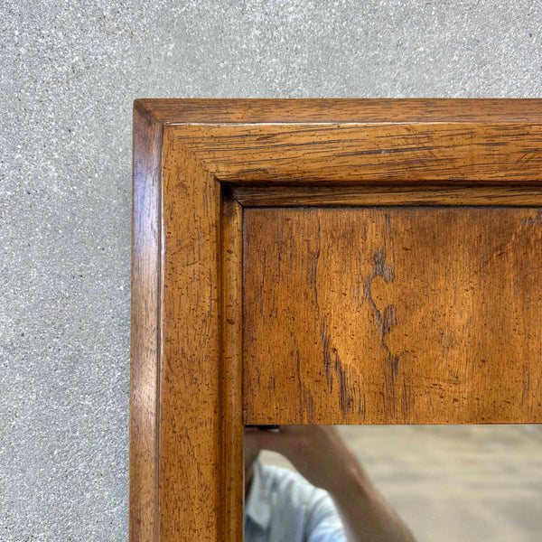Vintage Drexel Wood Frame Wall Mirror