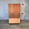 Mid Century Teak Secretary Desk Cabinet With Key