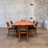 1920's American Made Dining Table With 6 Chairs