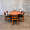 1920's American Made Dining Table With 6 Chairs